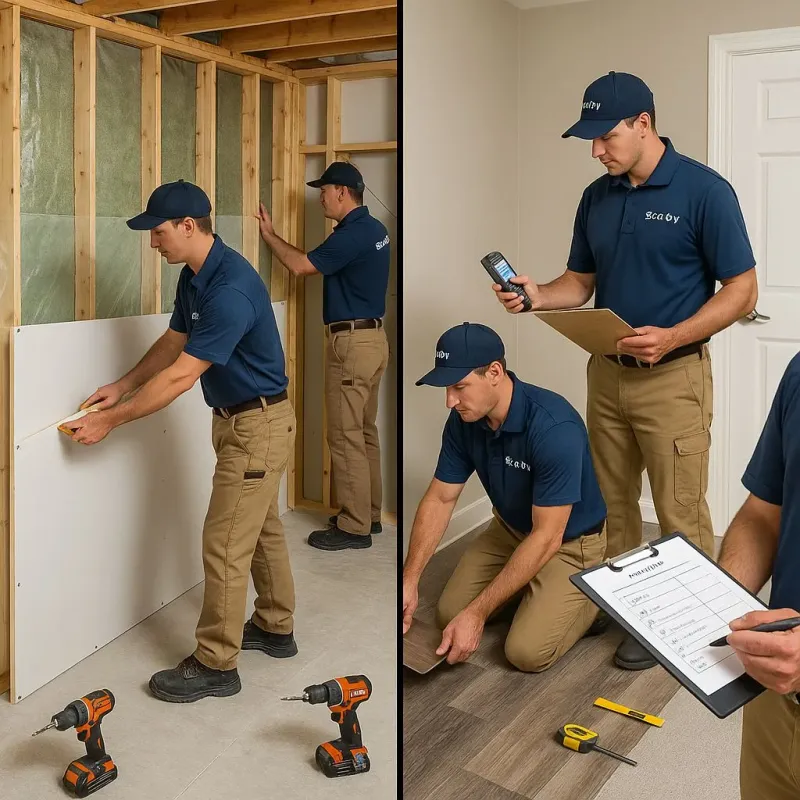 Repairs and Reconstruction process in Oswego, IL